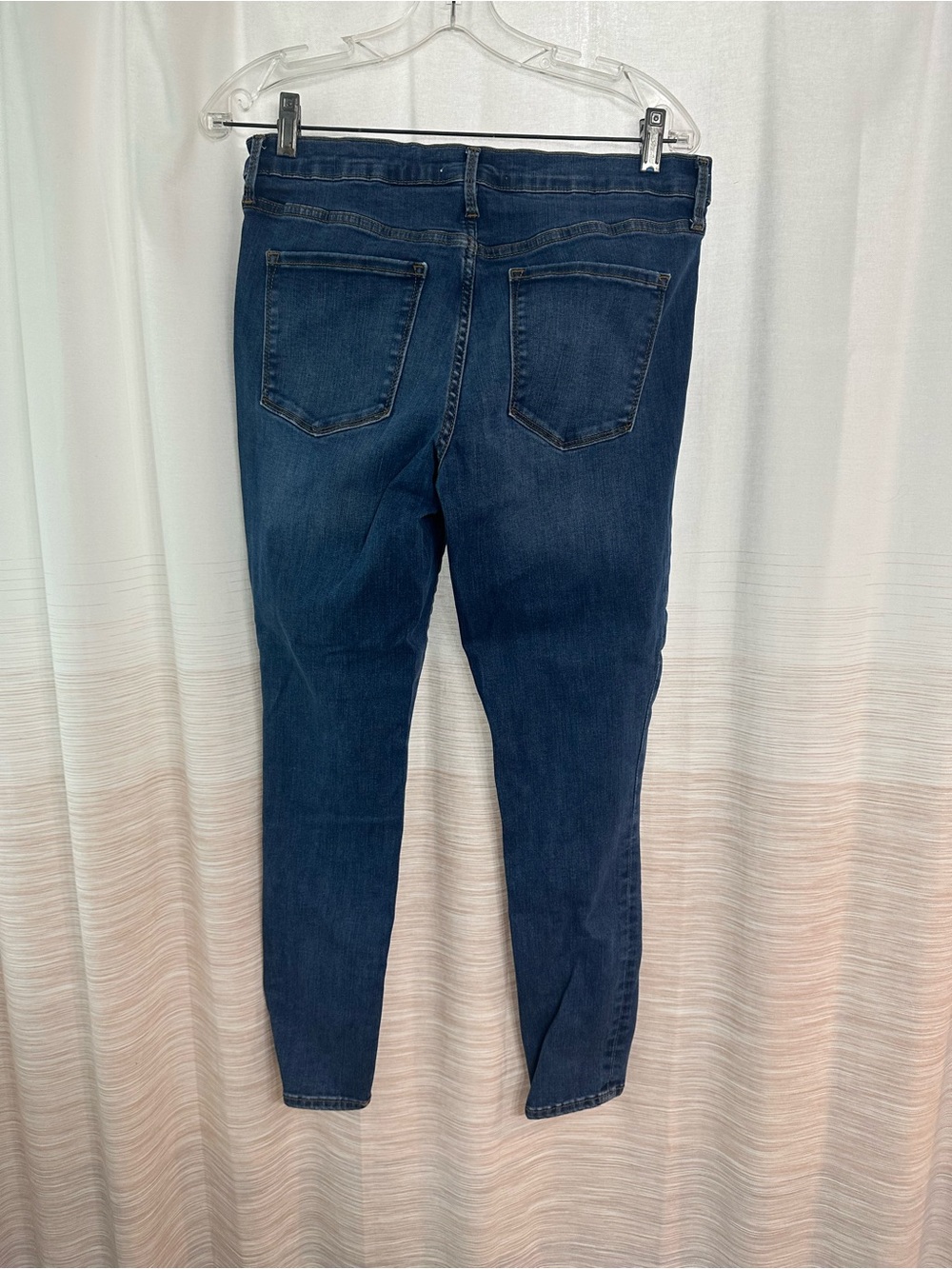 GAP 1969 Dark Blue True Skinny Jeans - Stretch Denim Size 31R - Picture 6 of 7